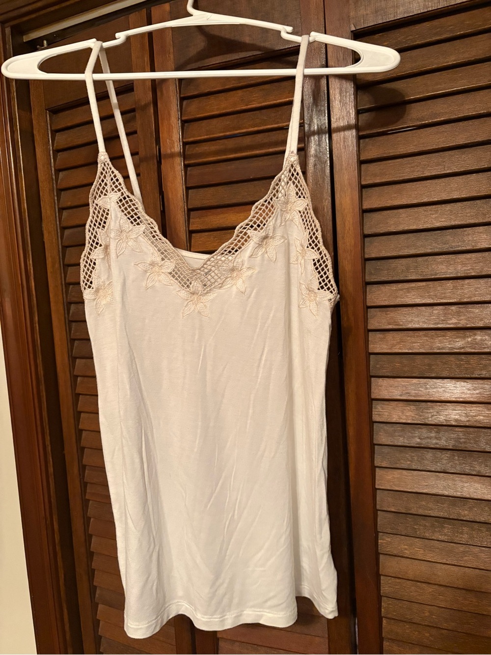 American Eagle Outfitters Cream Soft & Sexy Tank